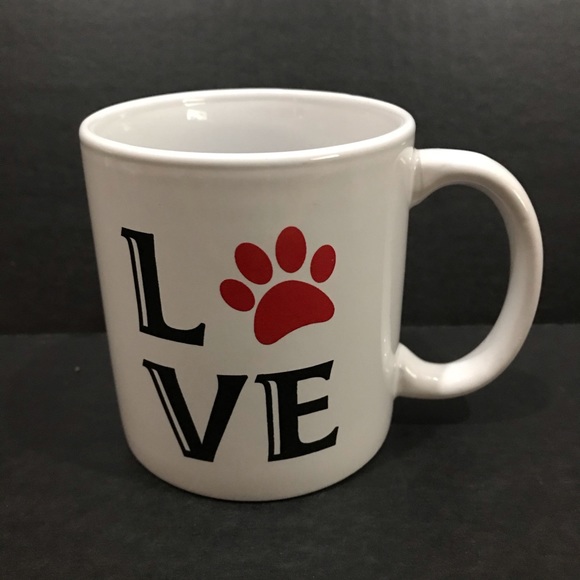 Dog Lover Coffee Tea Mugs Lot of 2 Ceramic 12oz - Picture 3 of 12